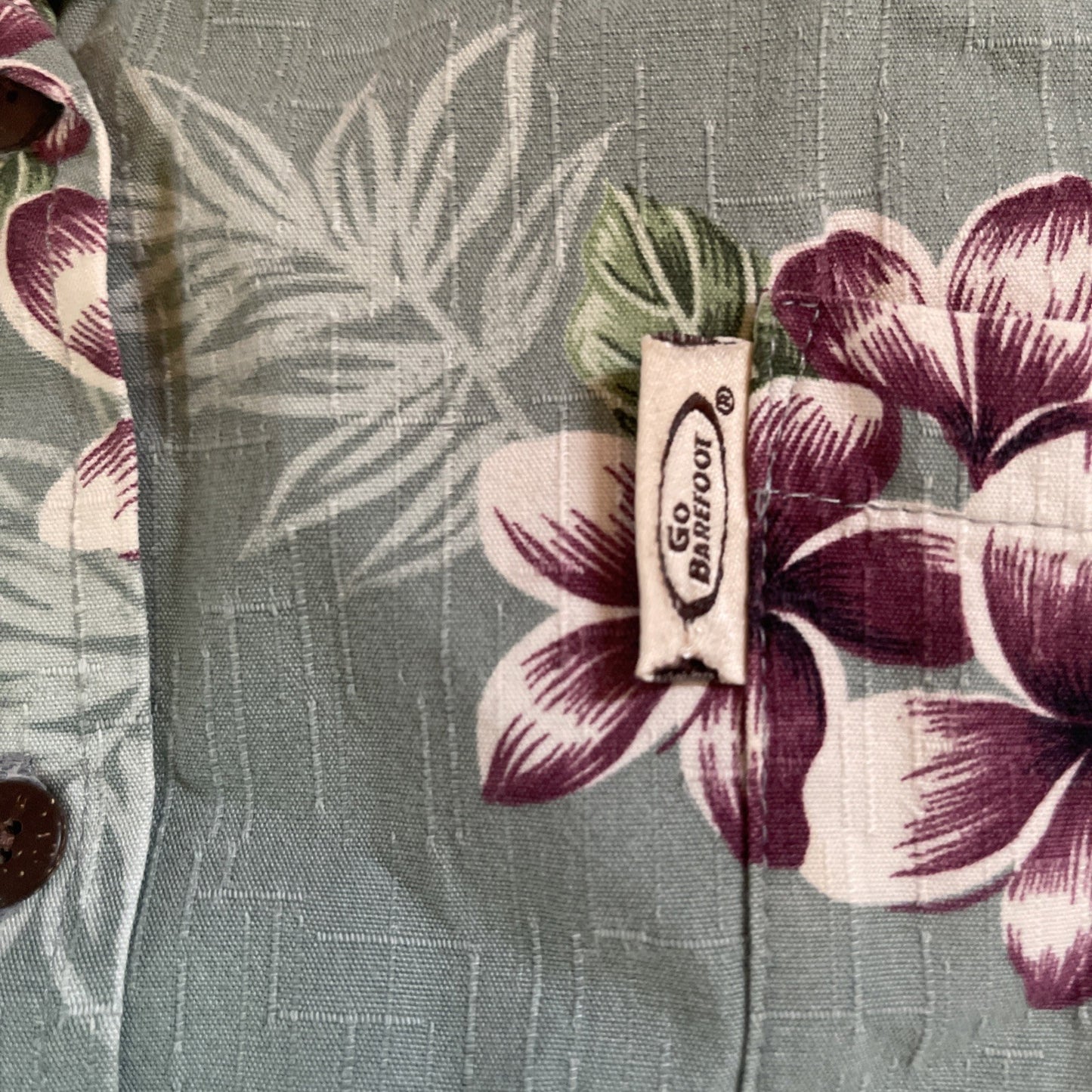 Go Barefoot Hawaiian Shirt 2XL