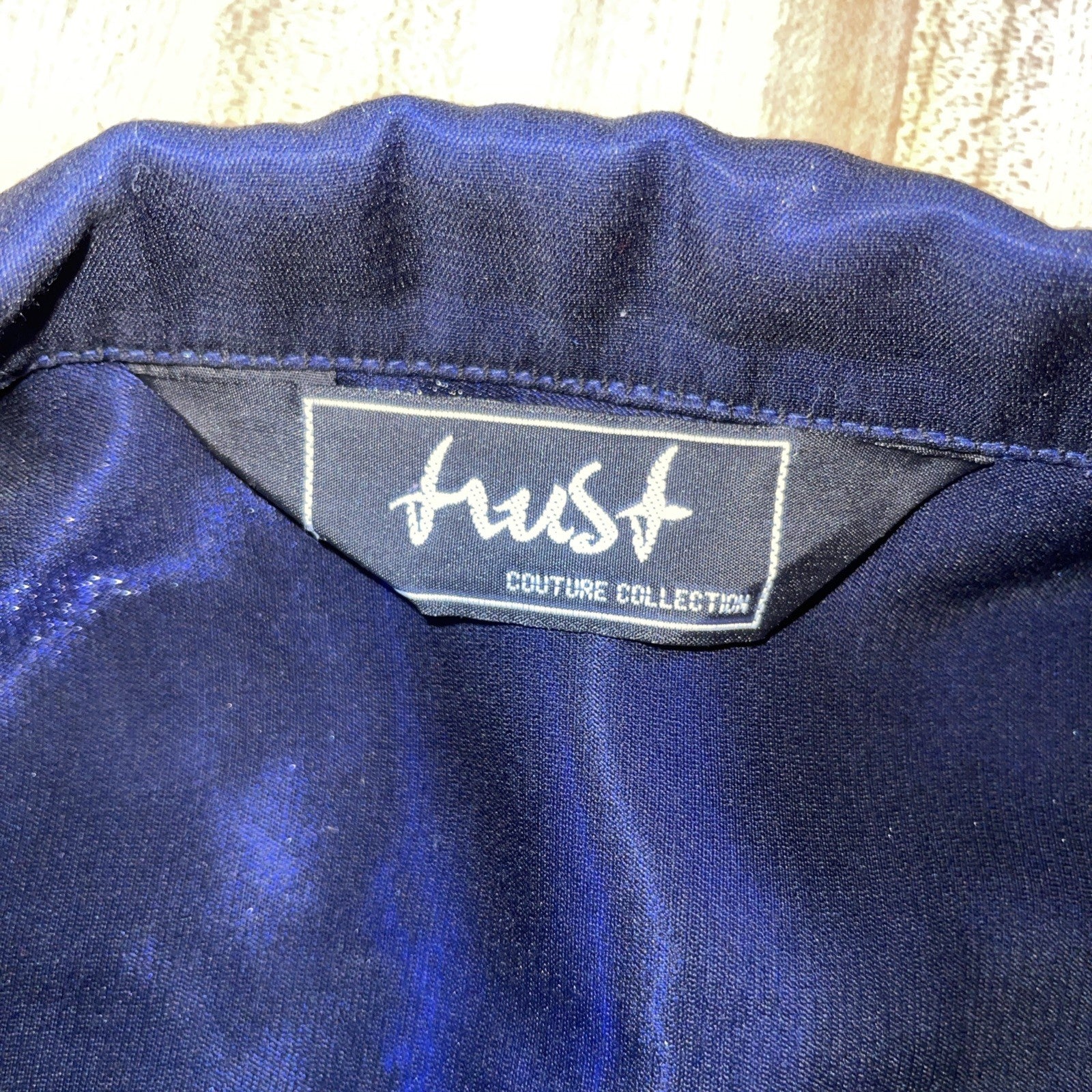 Vintage Trust Couture Collection Button Up XL