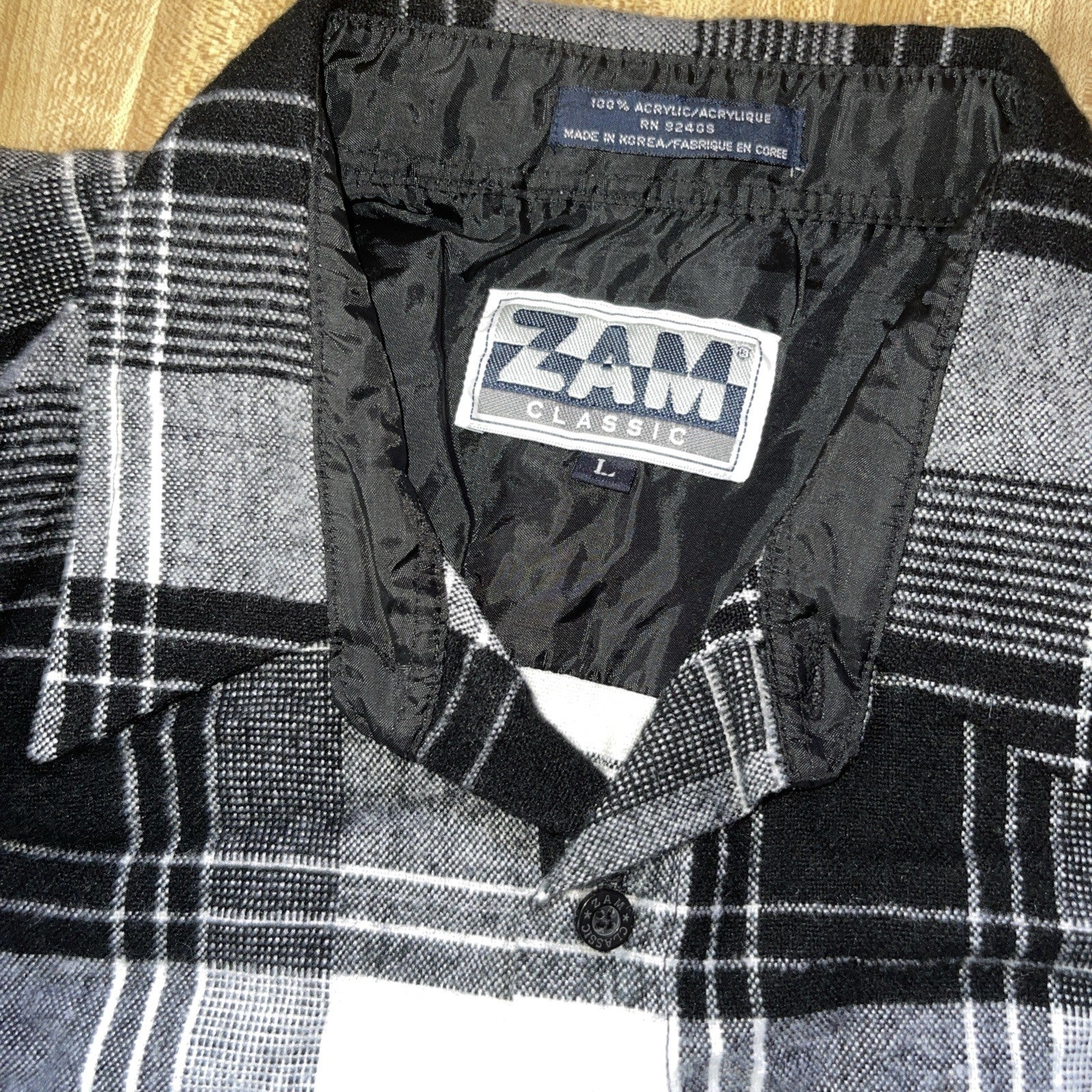Vintage Zam Classic Button Up Large 