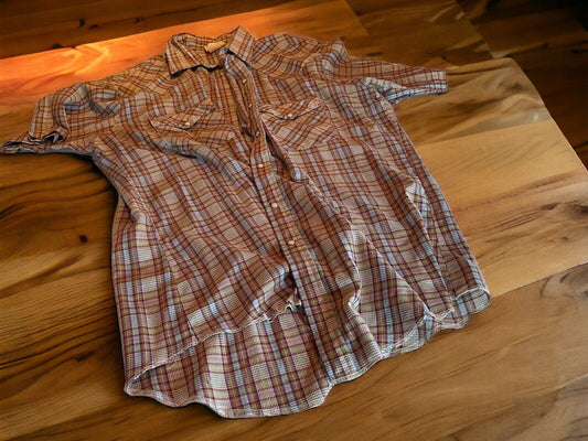 Saddlebrook Western Pearl Snap Large 