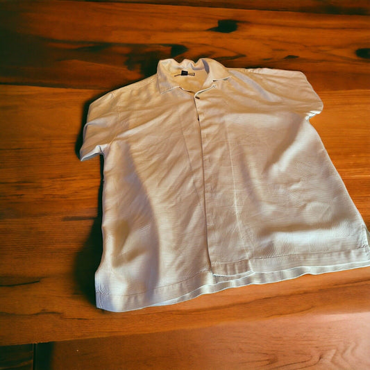 Tommy Bahama Silk Hawaiian Shirt Medium 