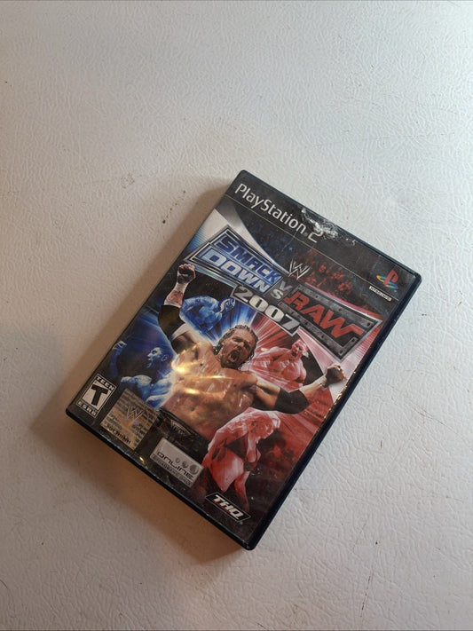 Wwe Smackdown Vs Raw 2007 - Sony PlayStation 2 No Manual