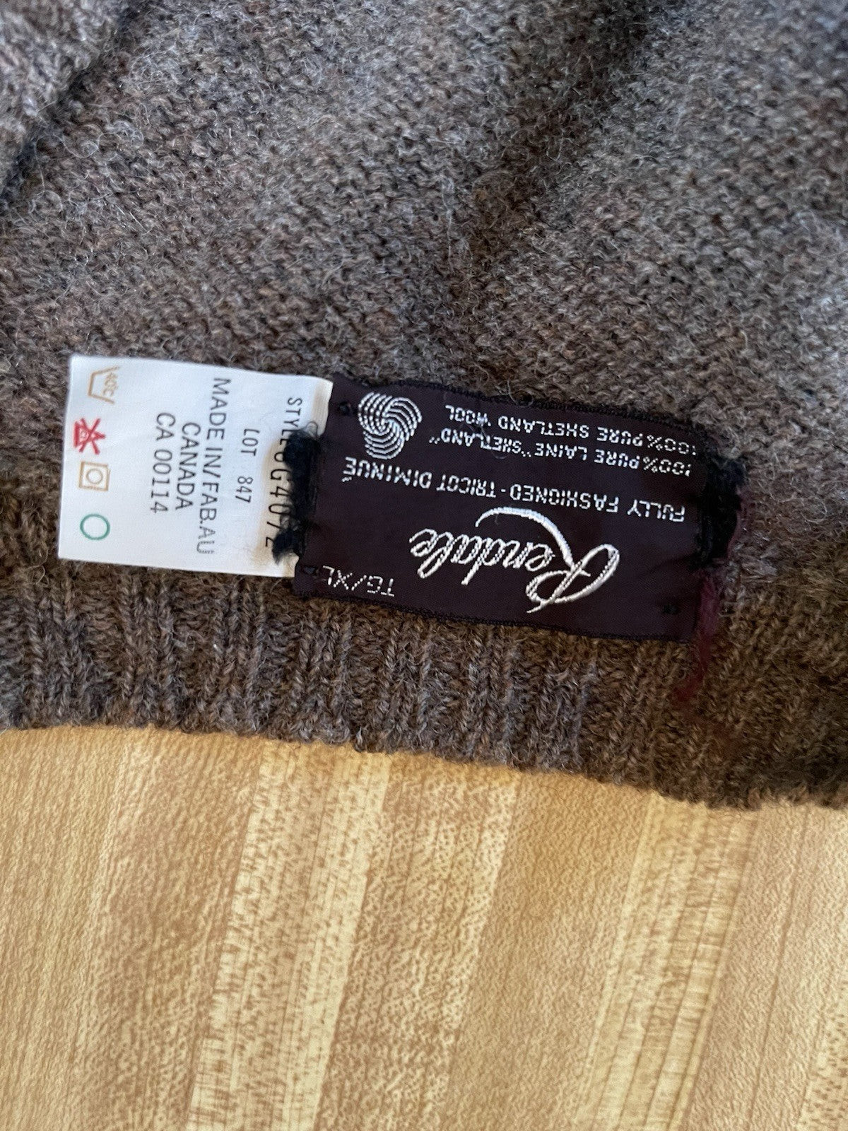Rendale Wool Sweater XL