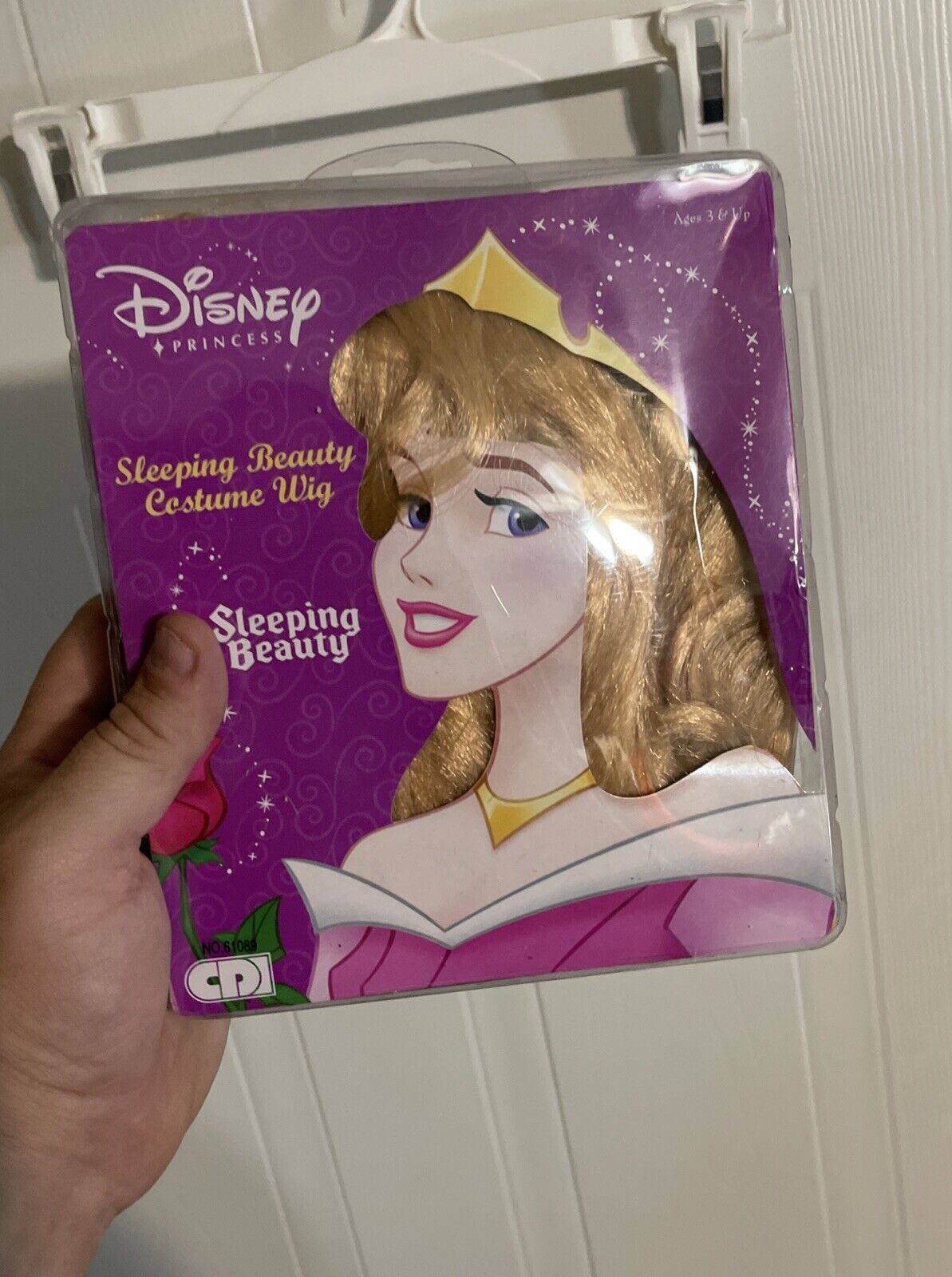 Vintage 2003 Sleeping Beauty Disney Costume And Wig Ages 5-6 NOS