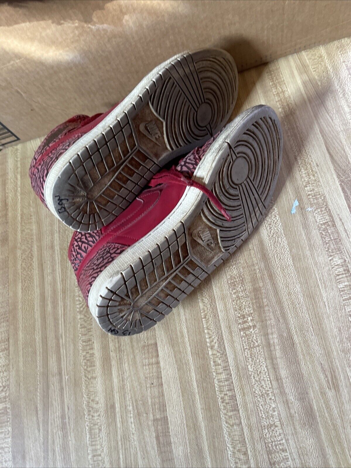 Size 11 - Air Jordan 1 Retro High Red Elephant
