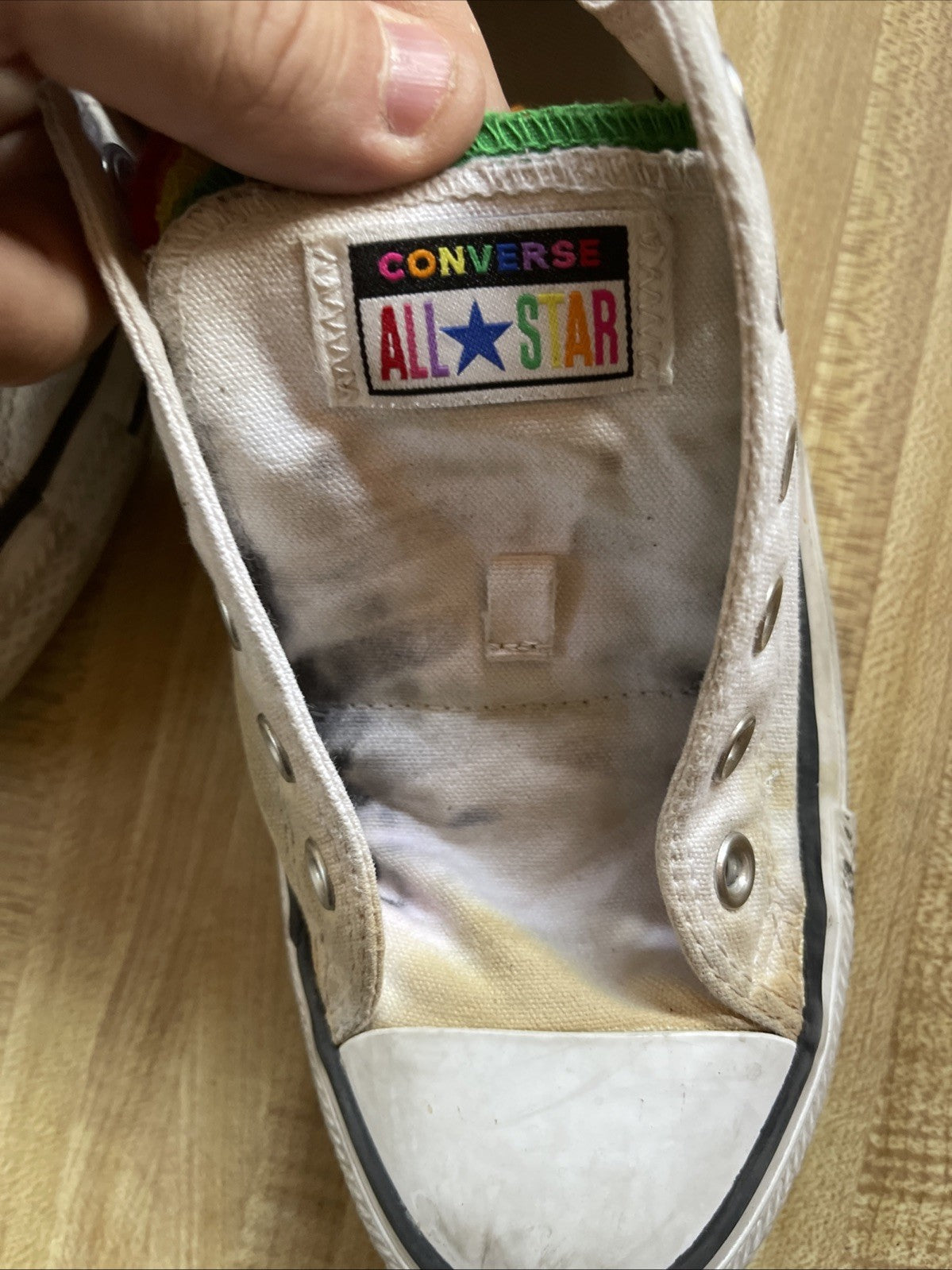 Converse All Star 5 Tongue Size 8 No Laces