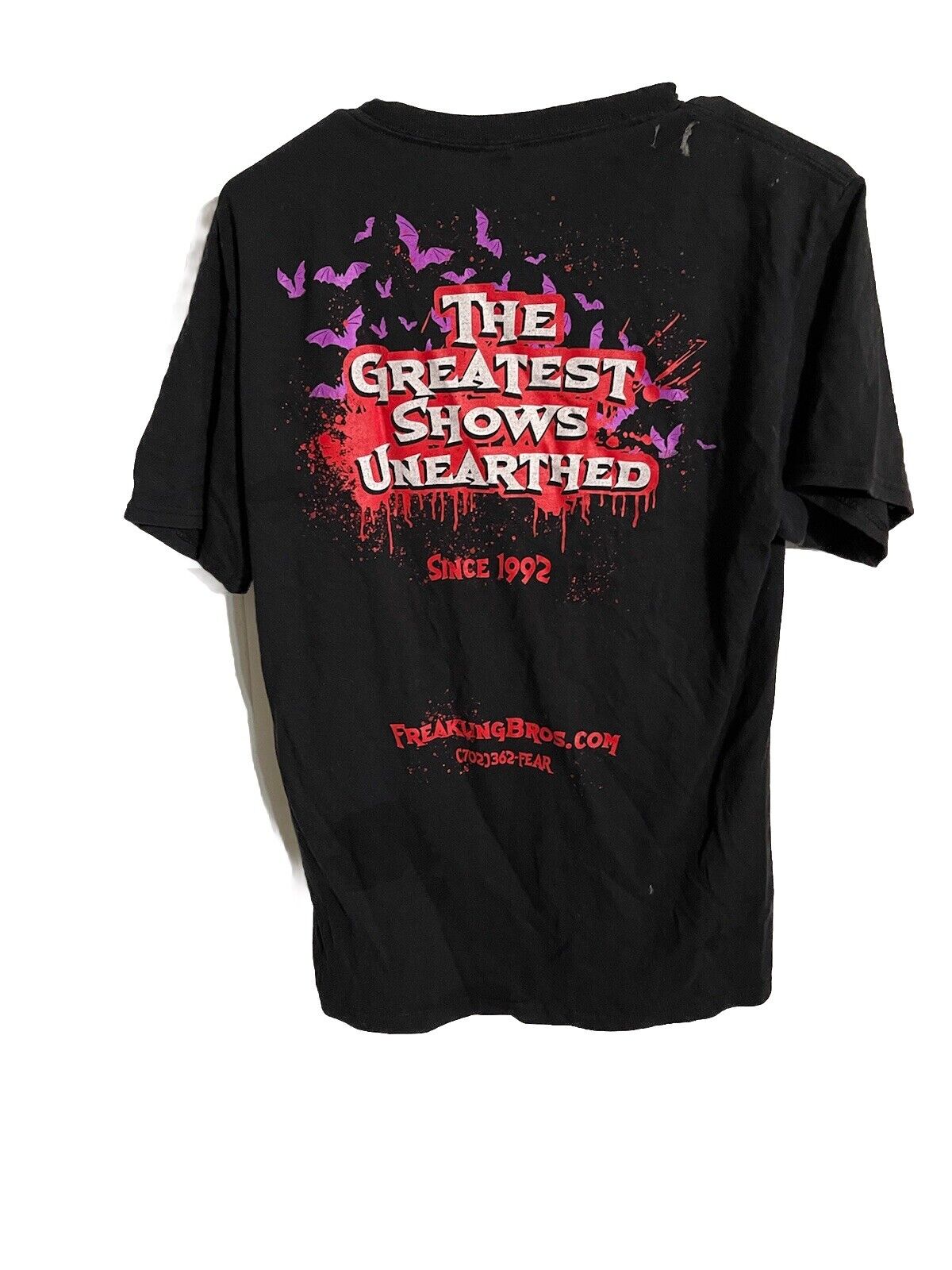 Freakling  Bros Horror Shows T Shirt medium