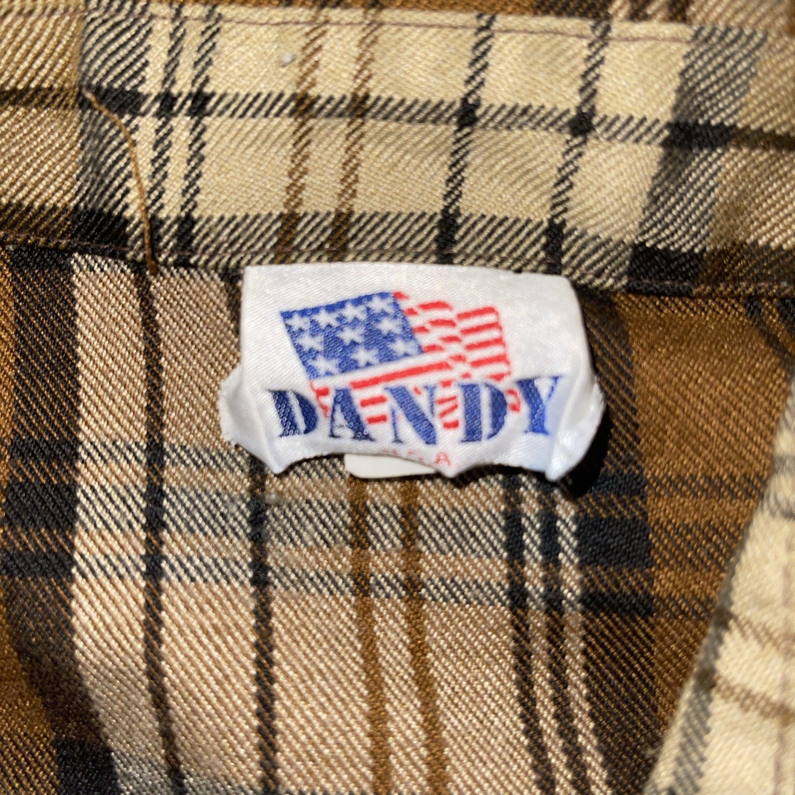 Vintage Dandy Button Up Large Made In USA
