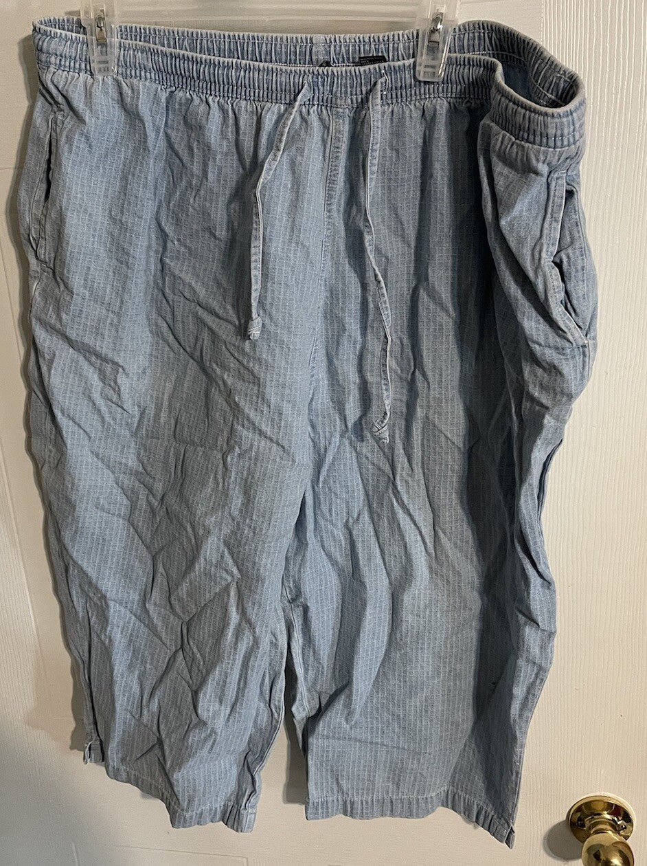Club Z Denim Capris 2X