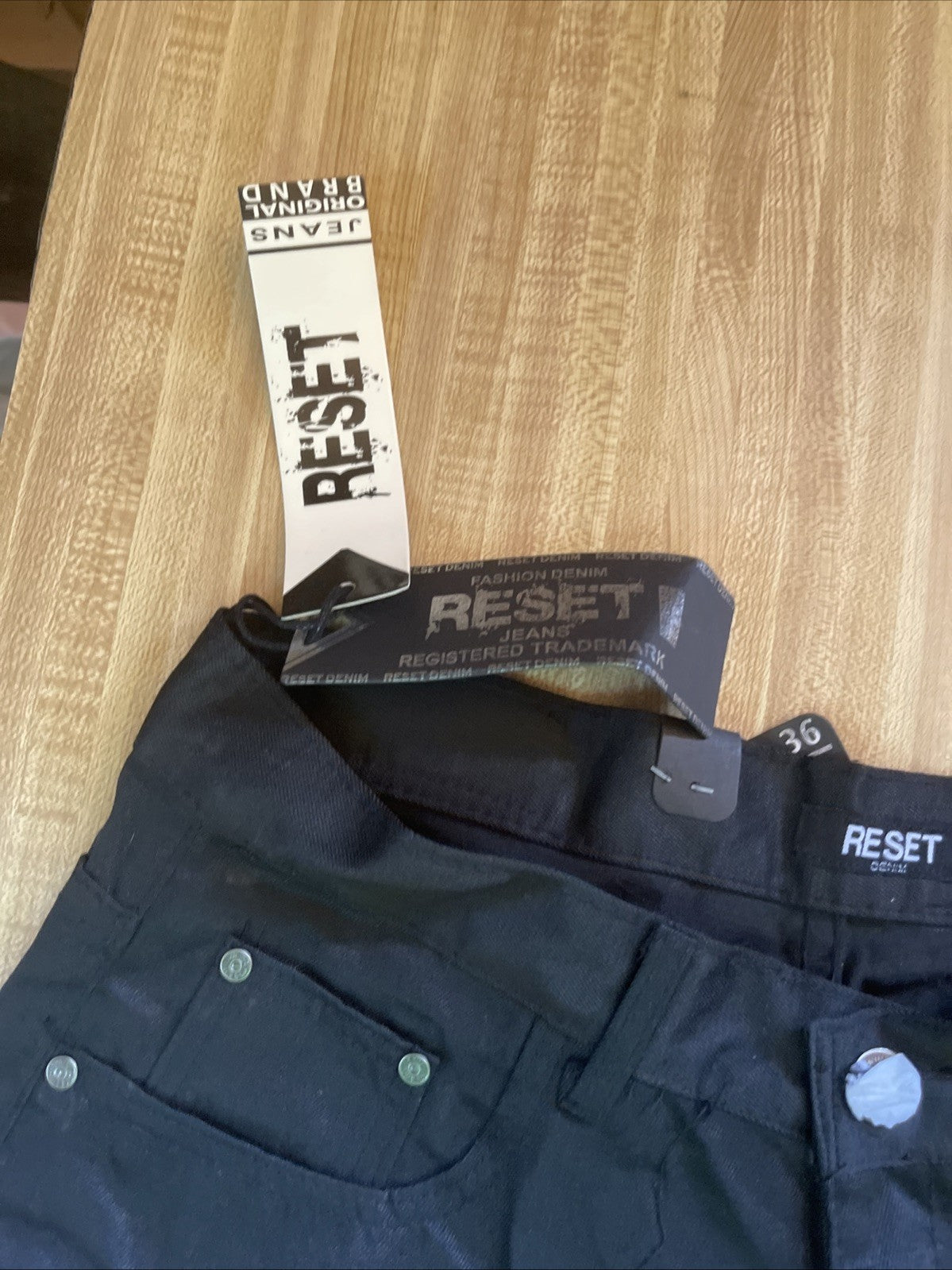 Deadstock New Old Stock Reset Denim Jeans 36/30