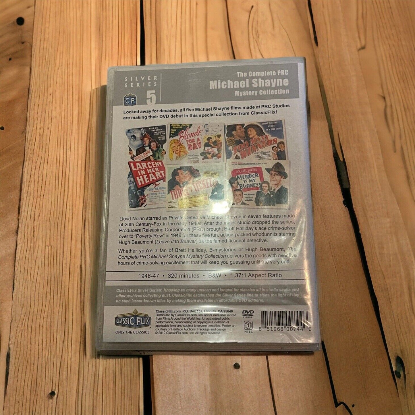COMPLETE PRC MICHAEL SHAYNE MYSTERY COLLECTION DVD 5 Films Hugh Beaumont 1940’s