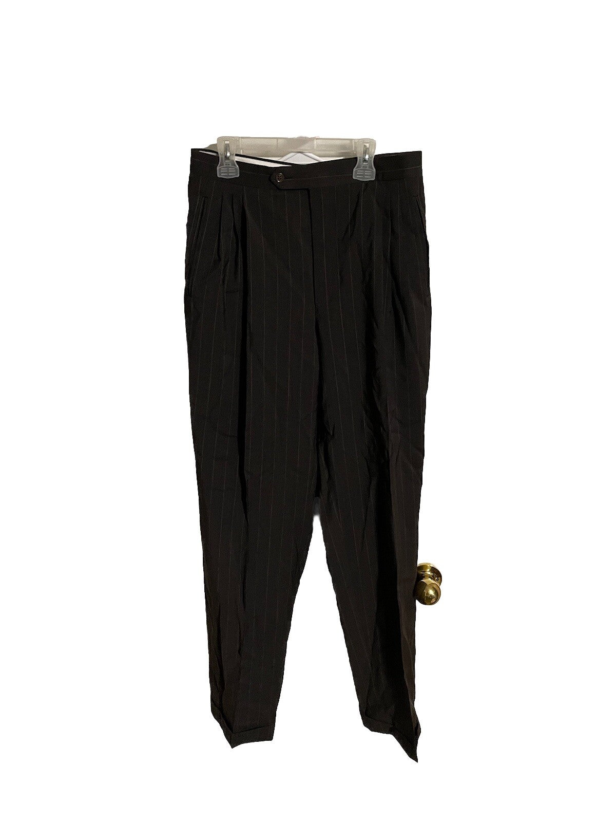 Canali Pinstriped Suit 48R Blazer Pants 30x30
