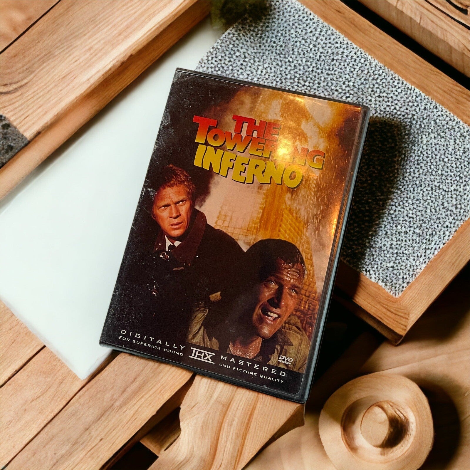 The Towering Inferno (DVD, 1999) Paul Newman Steve McQueen 1974   OOP Rare