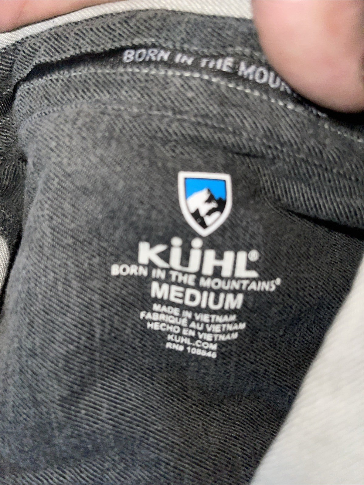 kuhl born in the mountains shirt Long Sleeve Medium 