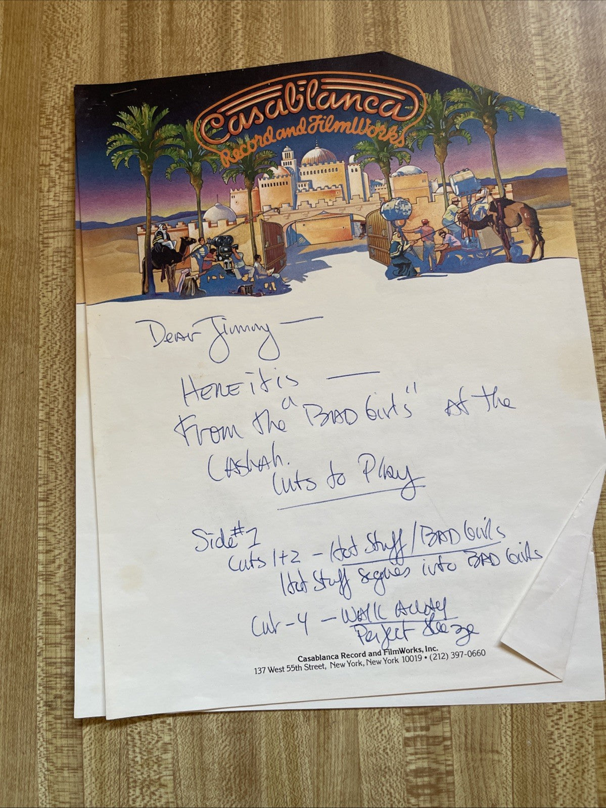 Donna Summer Bad Girls Vinyl Promotional Box Only No Vinyl 