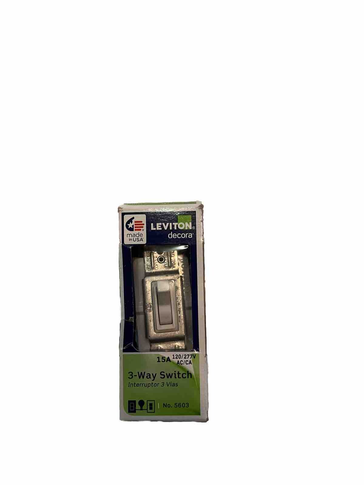leviton 3 way switch white