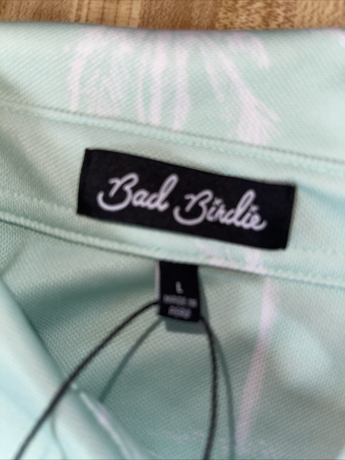 Bad Birdie Polo Large NWT 