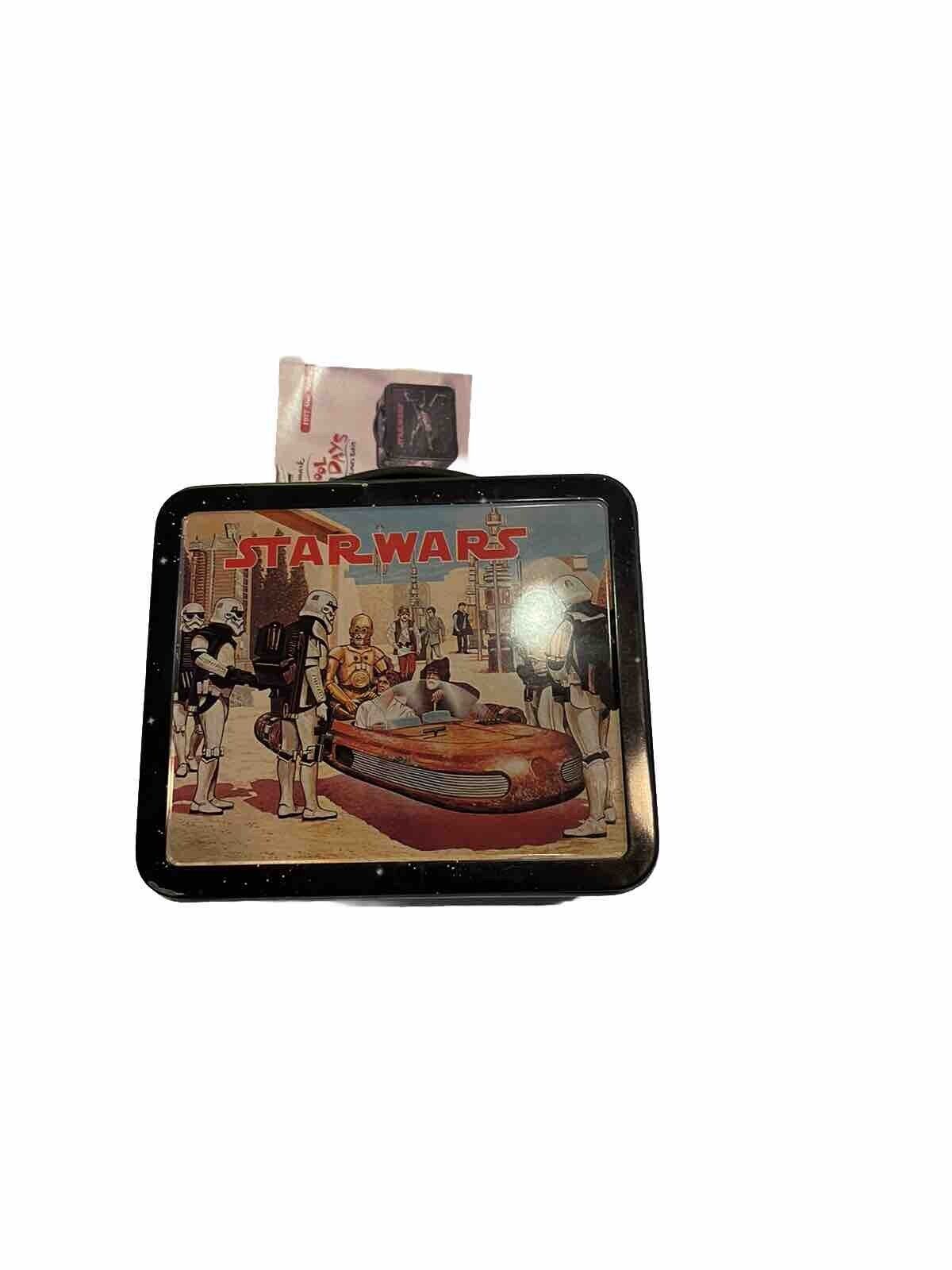 Hallmark  STAR WARS School Days Lunch Box 1999 New With Tags Vintage
