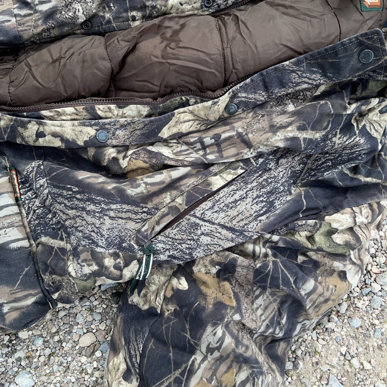 Remington Woodland Camo Coveralls XL
