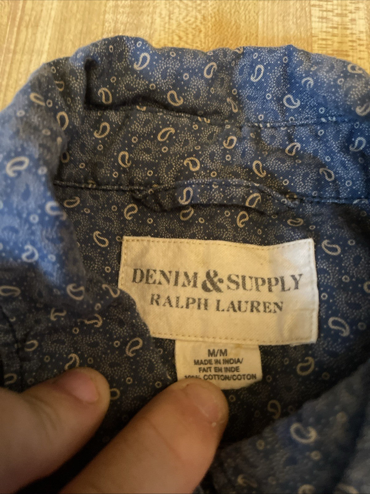 Denim & Supply Ralph Lauren Button Down Medium 