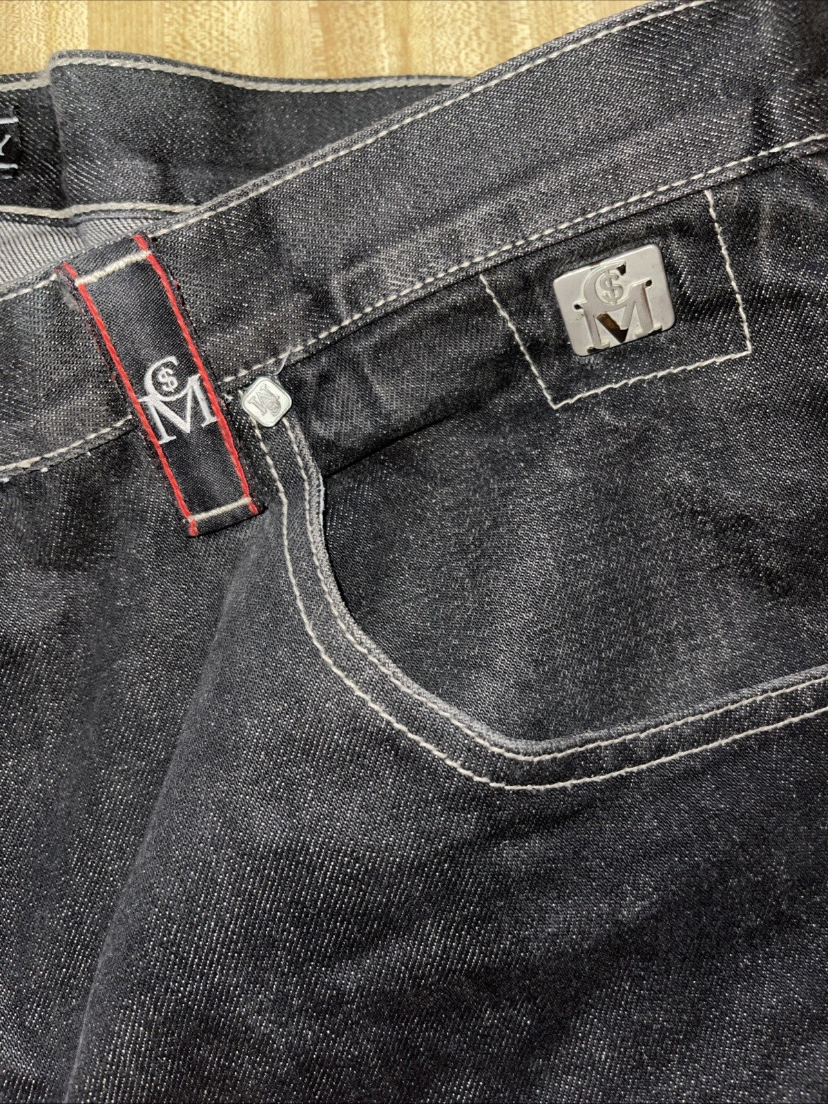 Vintage Cash Money Jeans 36/34 Y2K Hiphop Streetwear Baggy Wide Leg