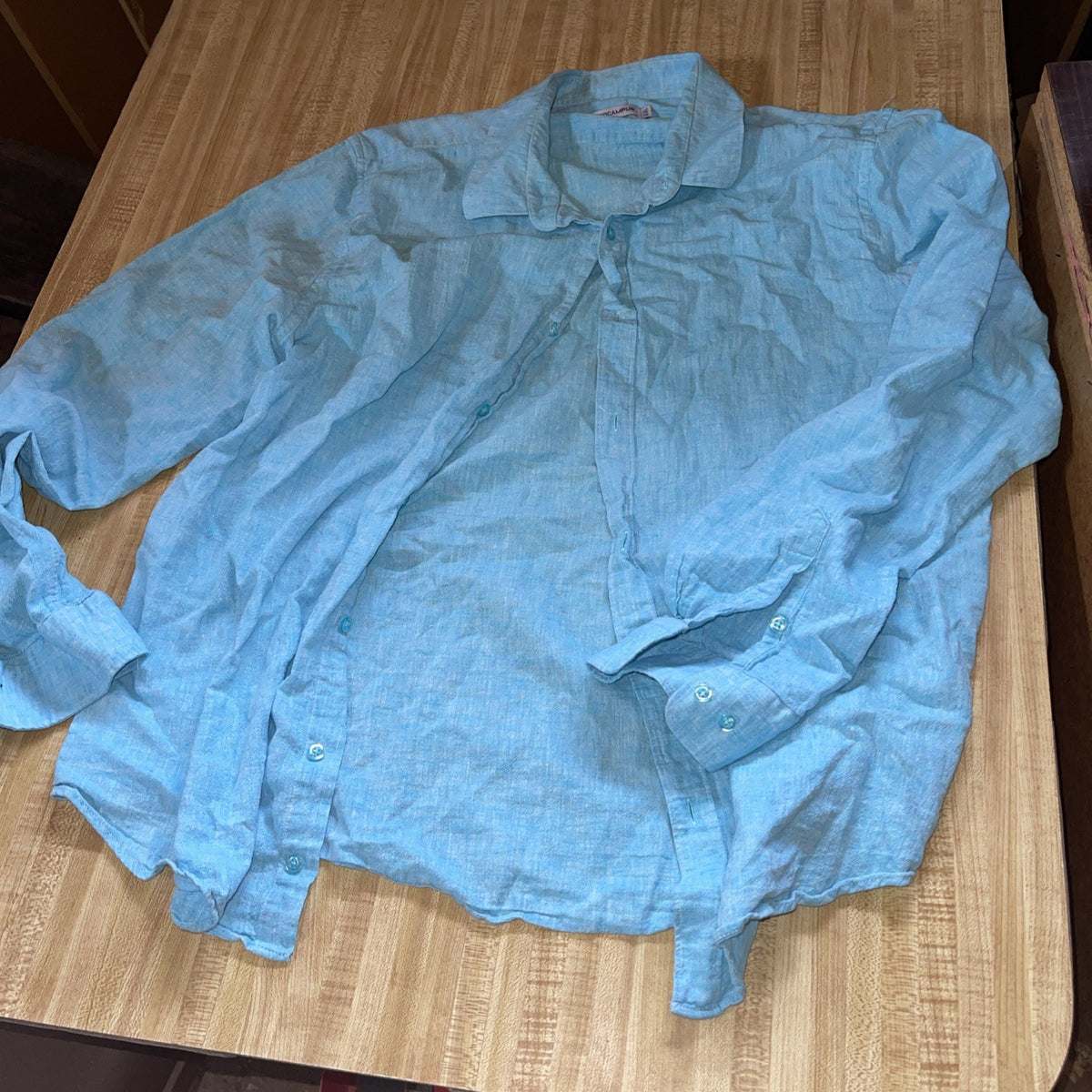 Hippo Campus Linen Button Up XXL 