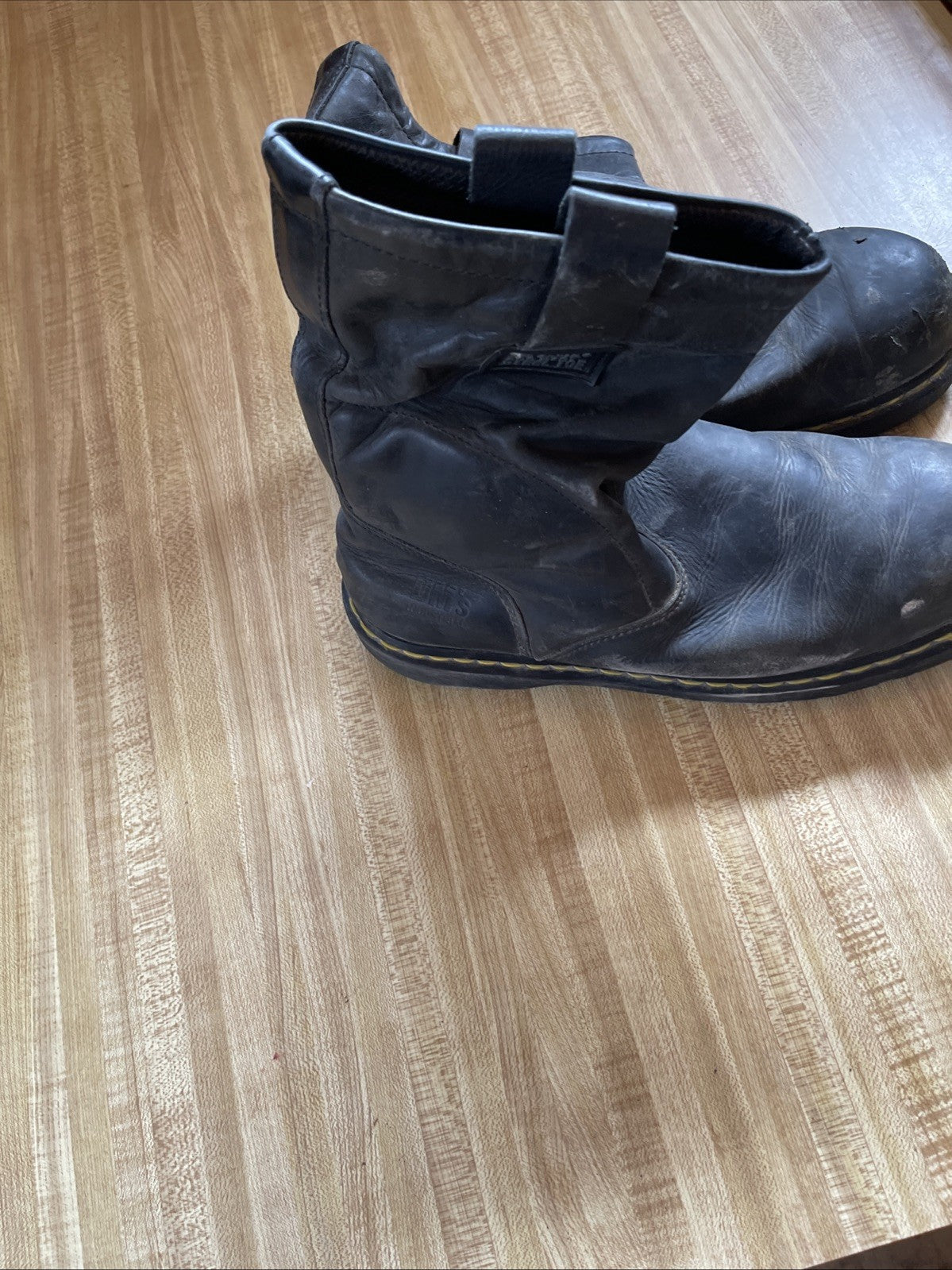 dr martens steel toe Slip On Work boots 12