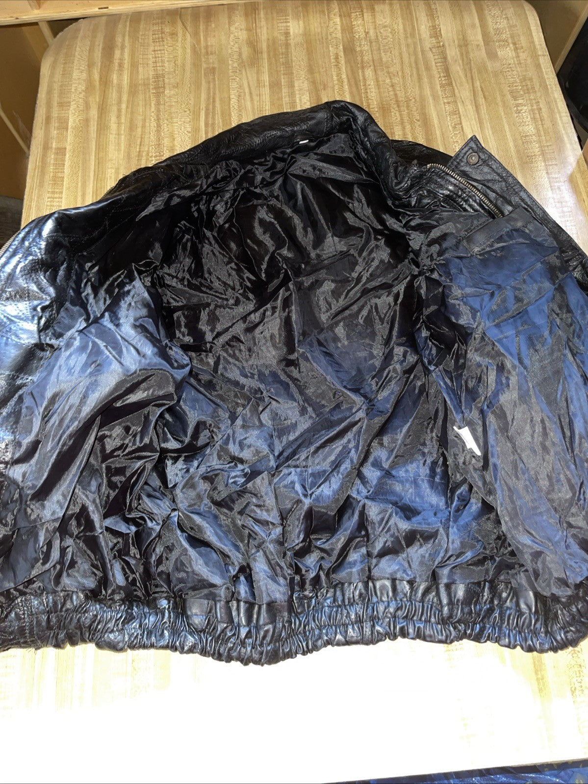 US Air Force Leather Bomber Jacket Medium 