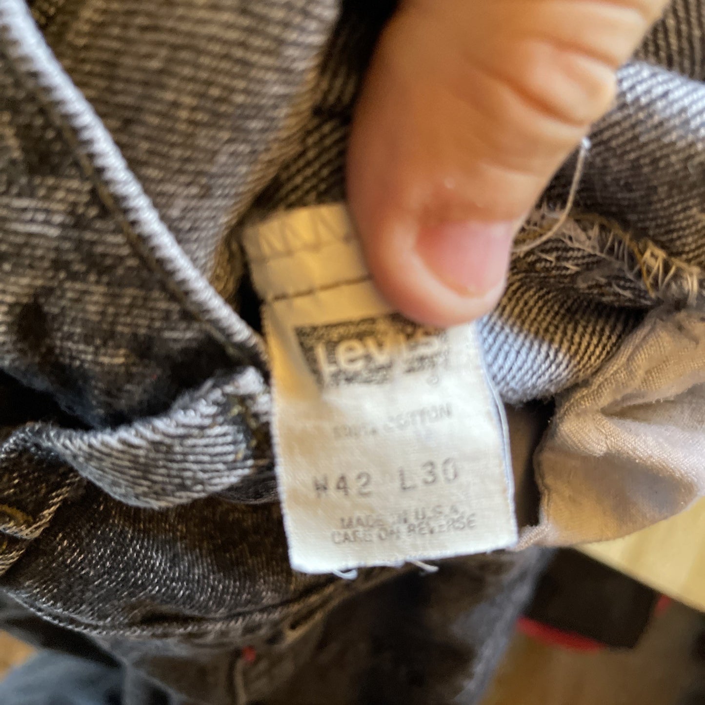 Vintage Levi’s 540 Jeans 42/26 Made In USA Hemmed