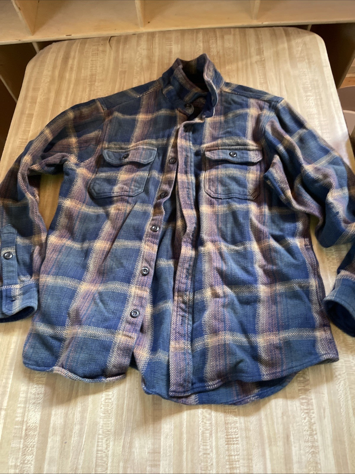 Orvis Heavy Flannel Shacket Medium 