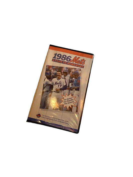 Vintage New York Mets 1986 A Year To Remember MLB World Series VHS Video Tape