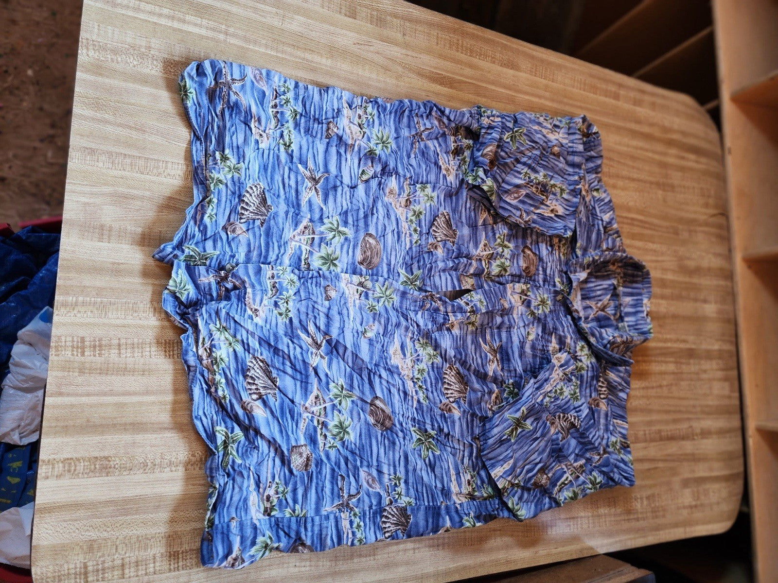 batik bay hawaiian shirt large