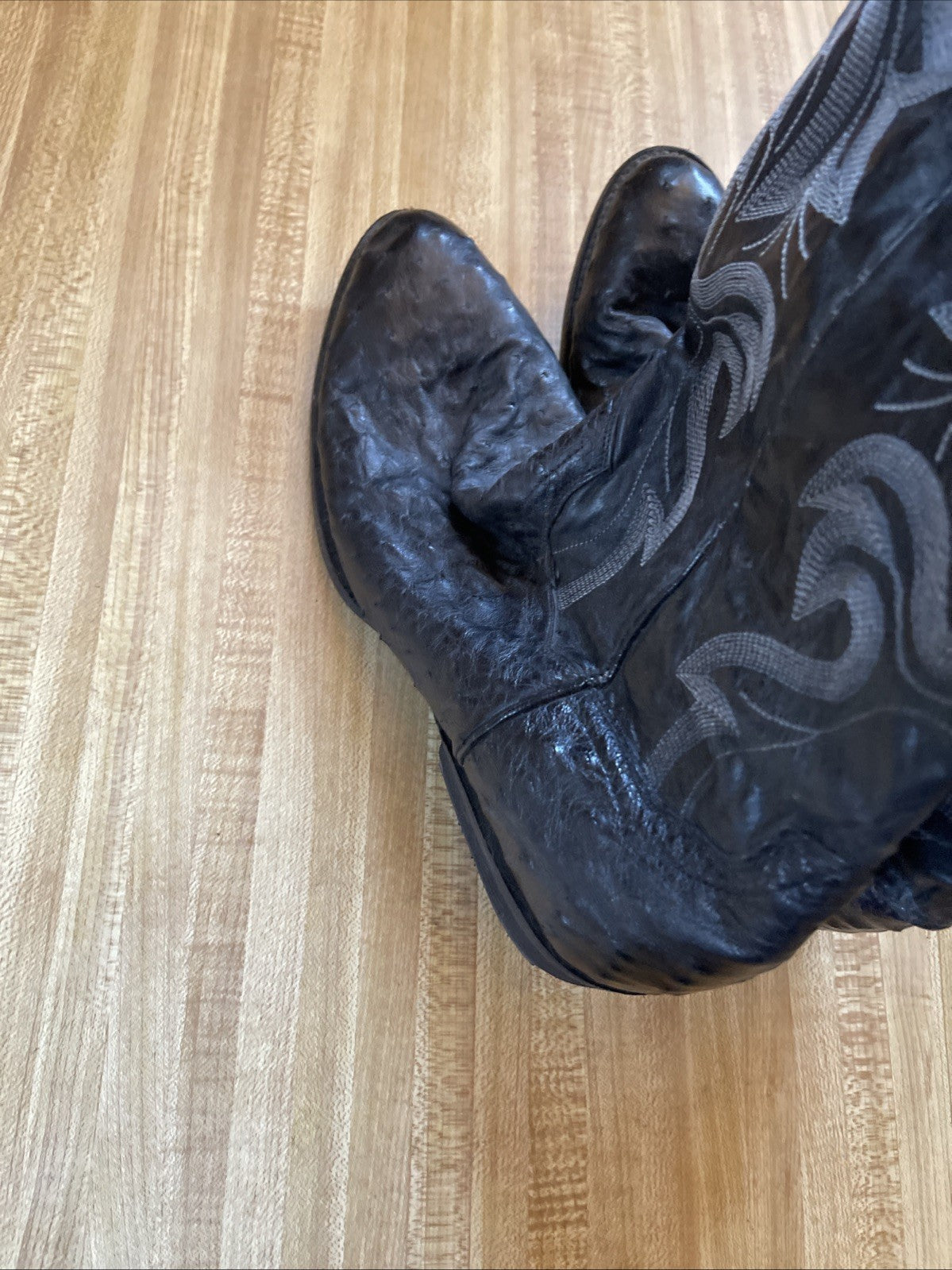 dan post full quill ostrich boots 9.5 D