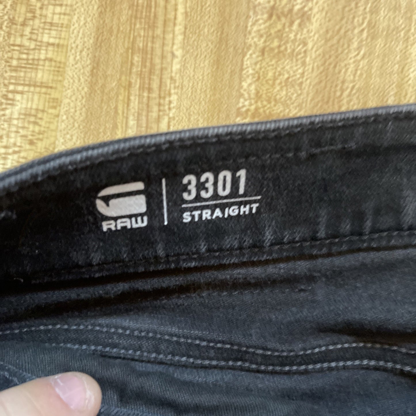 G Star Raw 3301 Straight Jeans 36/30