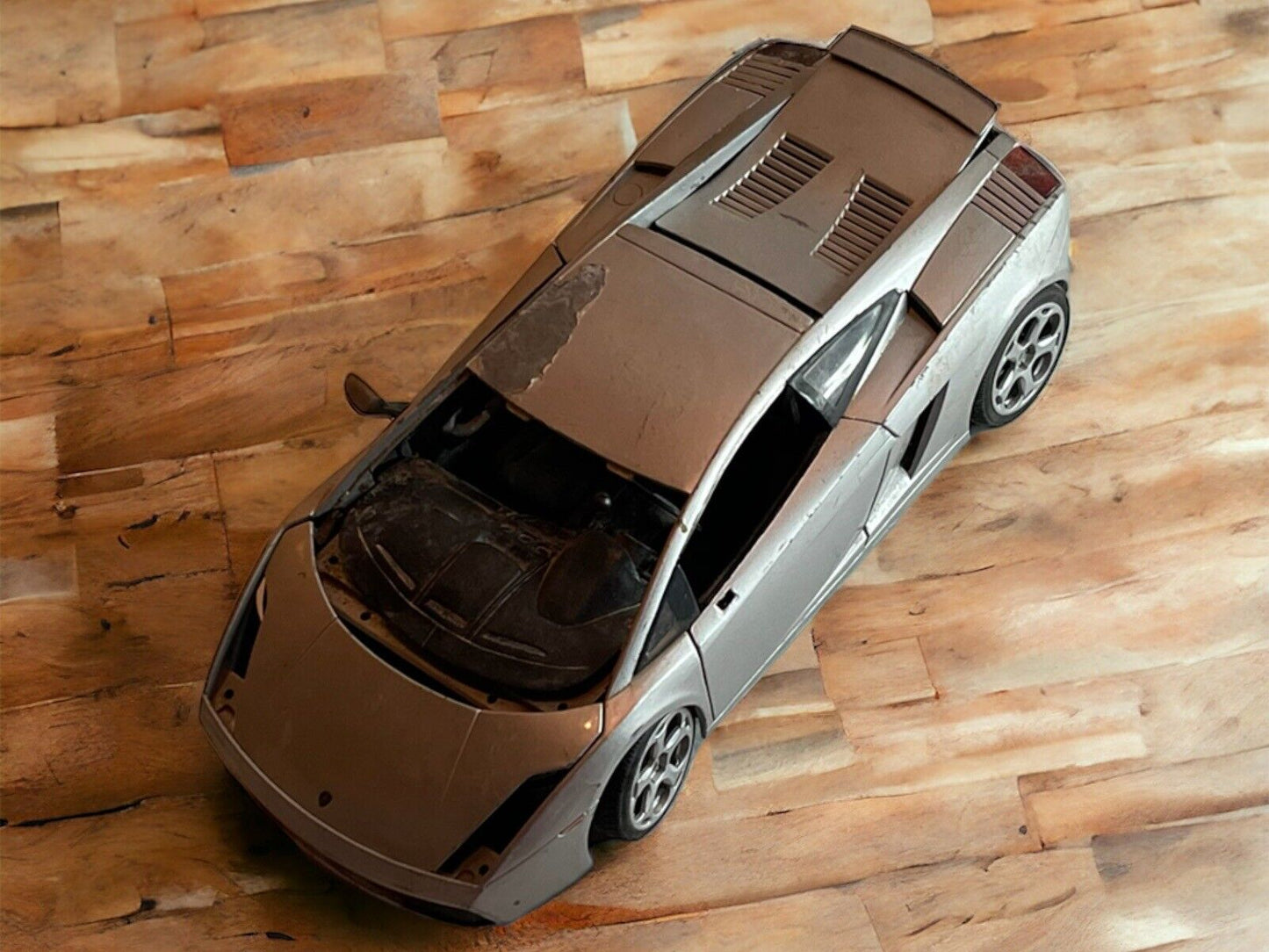 Diecast Lamborghini As Is Missing Headlights, Windows