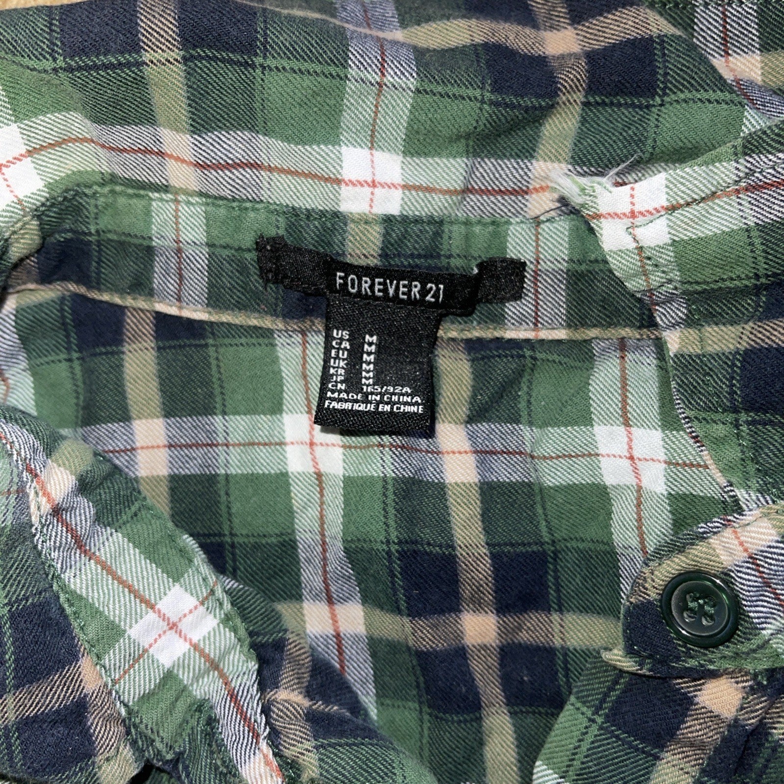 Forever 21 Studded Button Up Medium 
