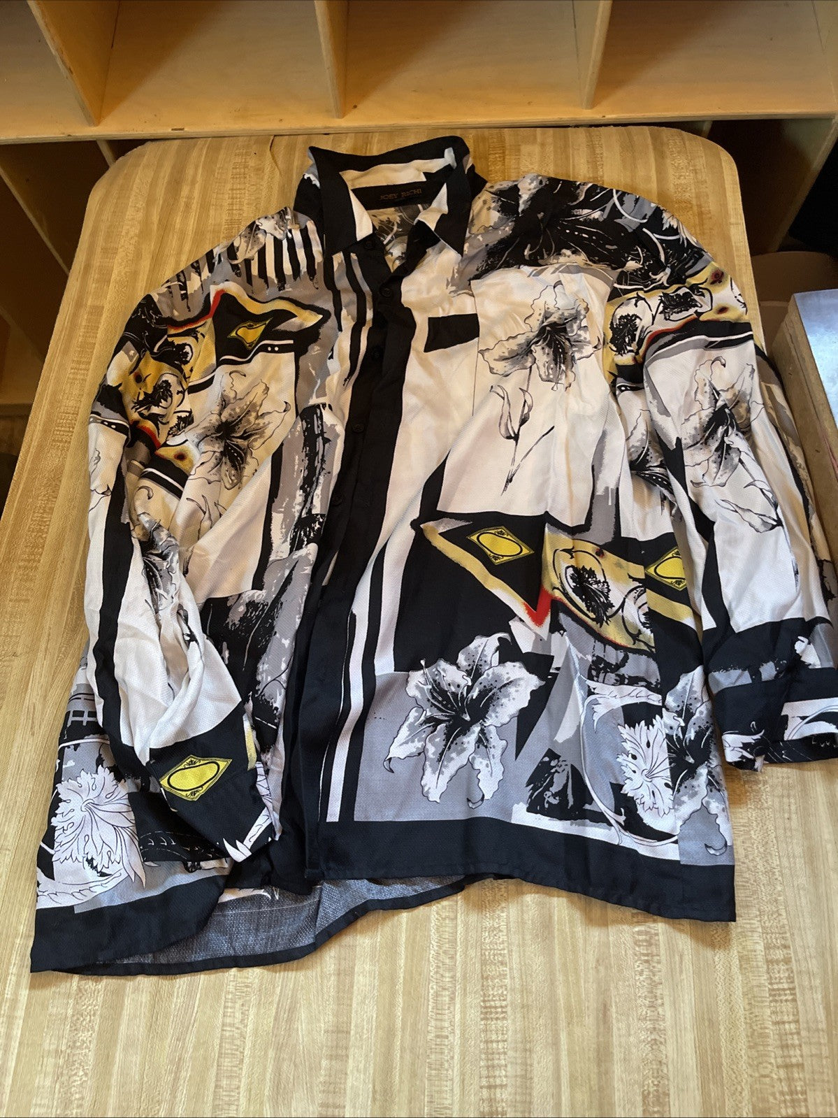 Vintage Joey Richi Silk Shirt XXL 