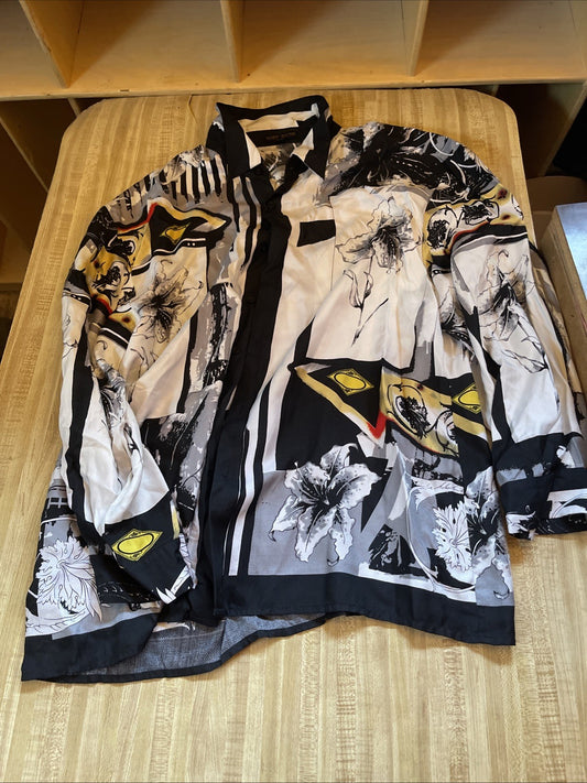 Vintage Joey Richi Silk Shirt XXL 
