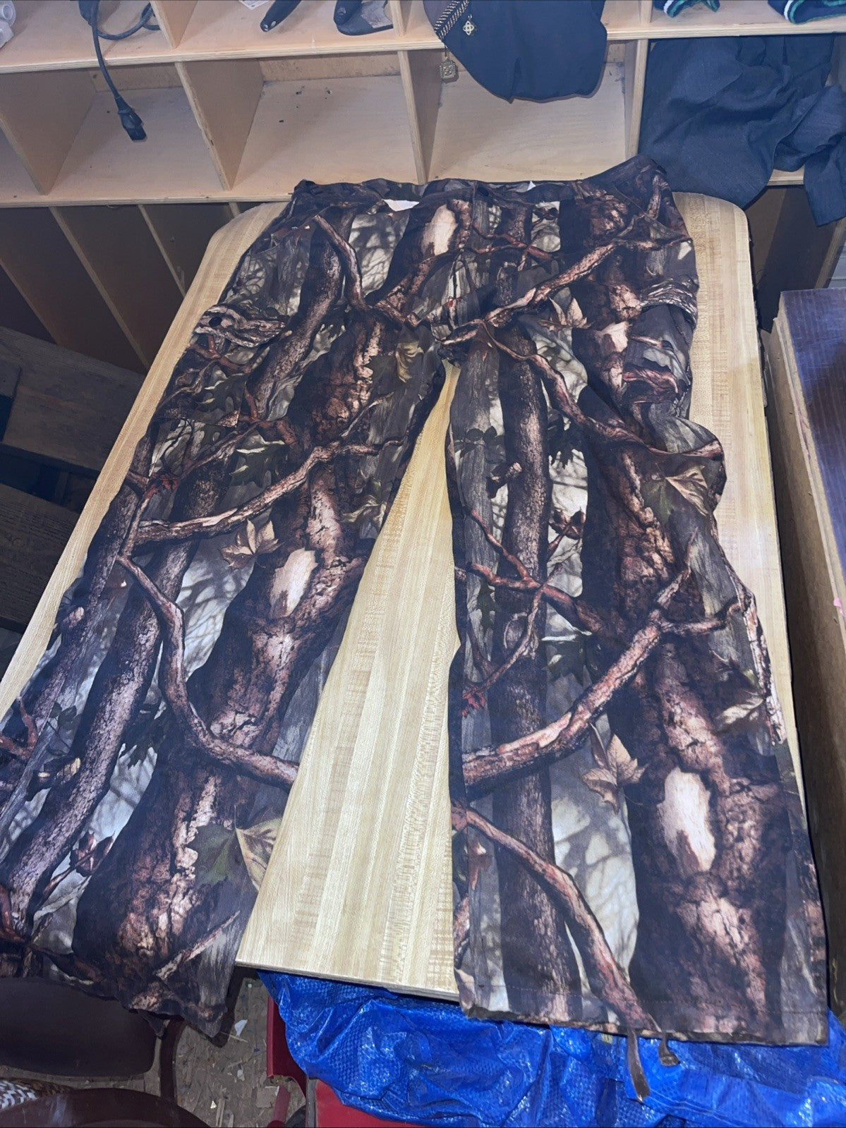 Master Sportsman Woodland Camo Cargo Pants 2XL/32 11 Inch Leg Opening 