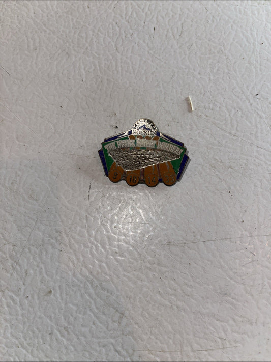 Colorado Rockies The Blake Street Bombers Pinback Vintage 1995