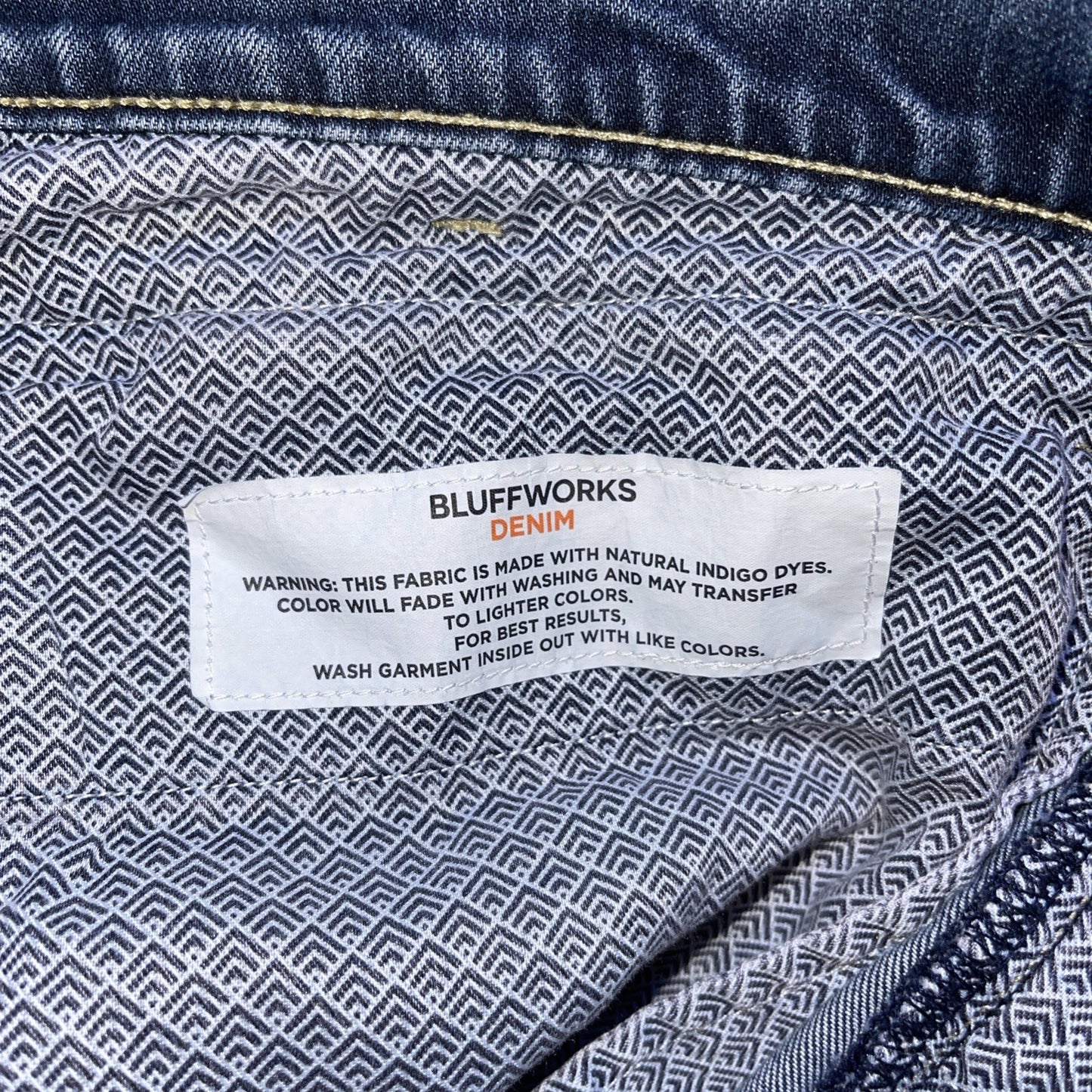 Bluffworks Jeans 34/34 The Departure 3.0