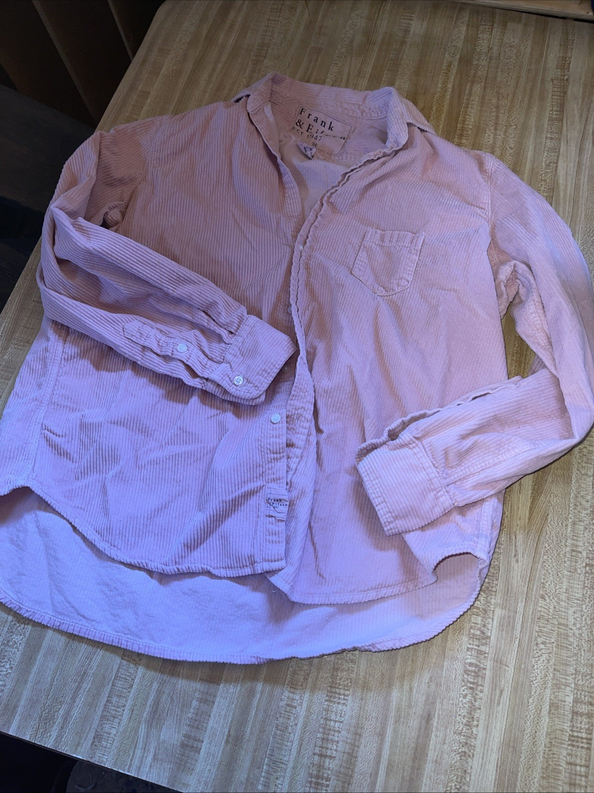 Frank & Eileen Corduroy Button Up Medium 
