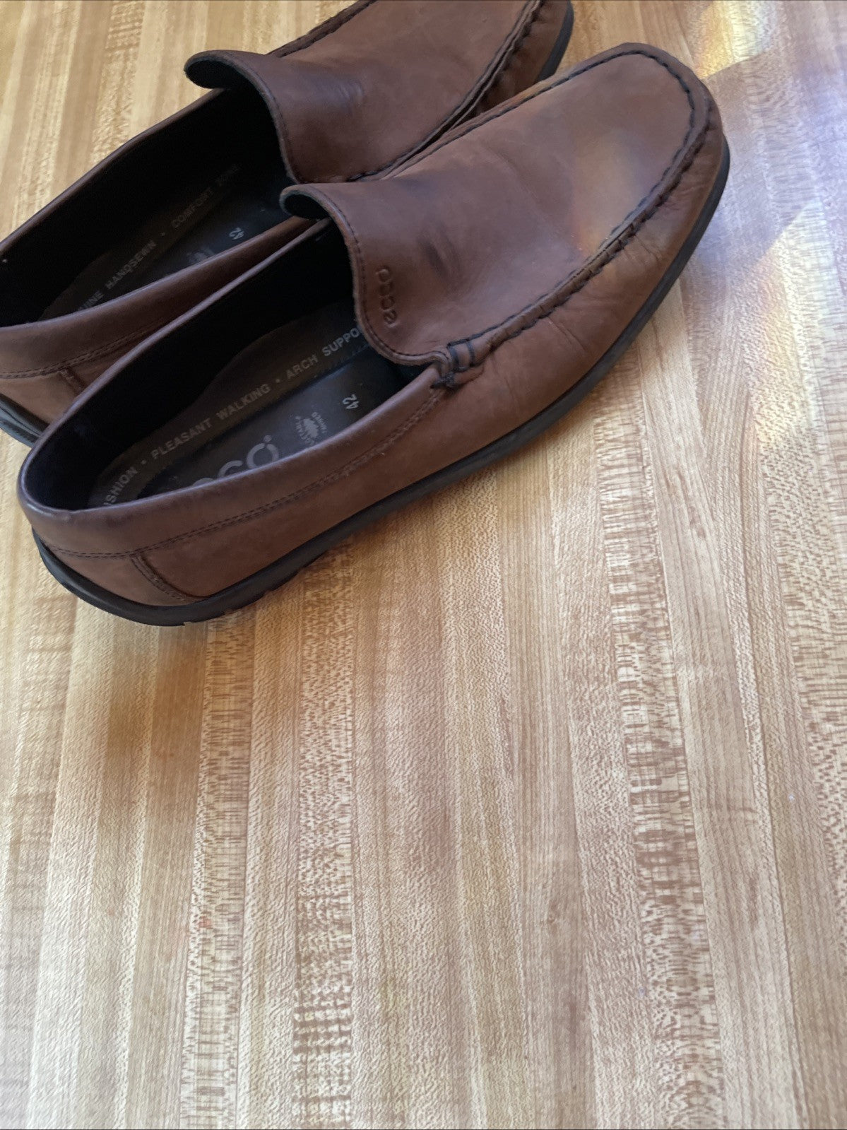 Ecco Leather Driving Shoes 42