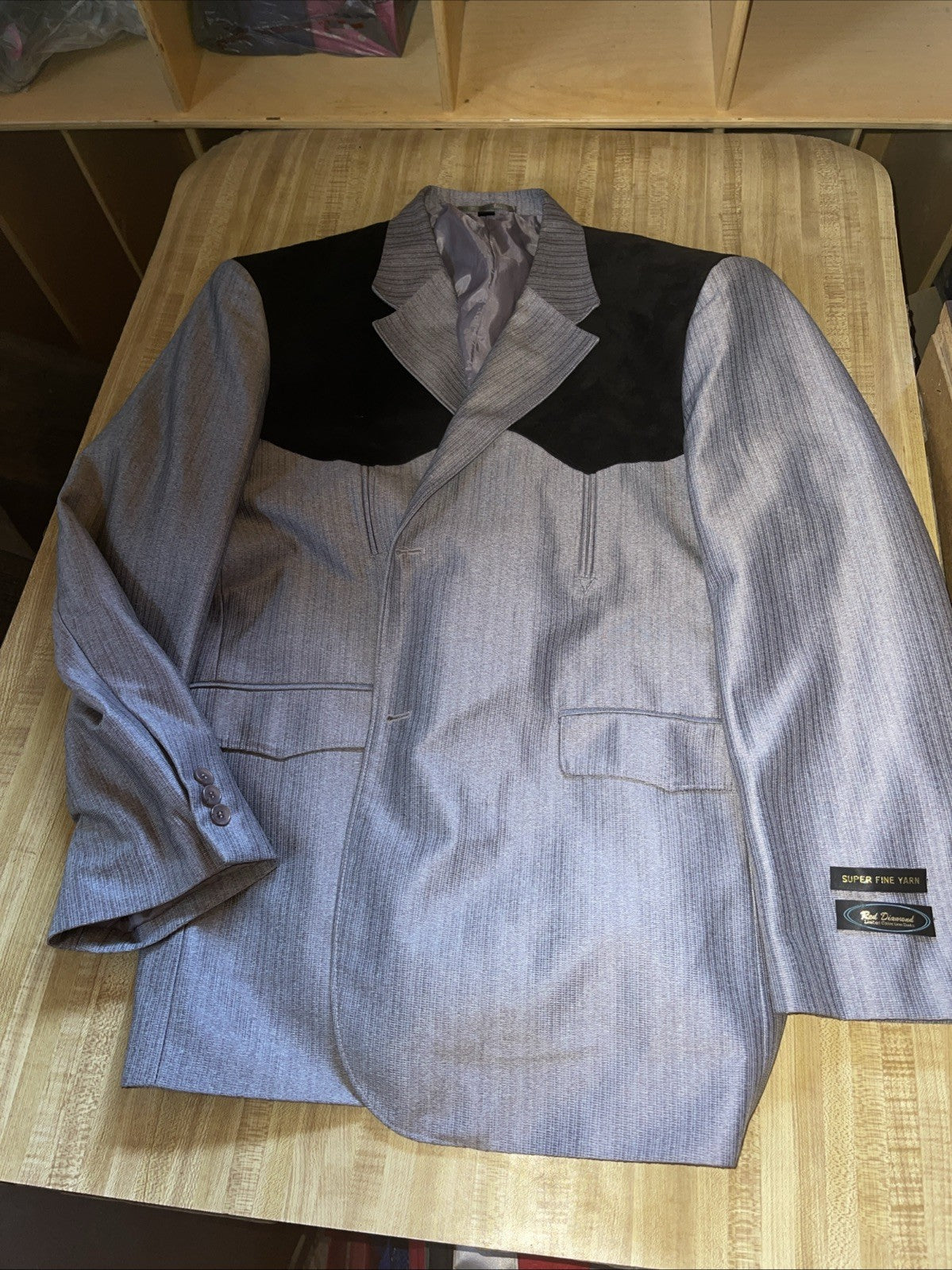 Deadstock Red Diamond Western Blazer 52