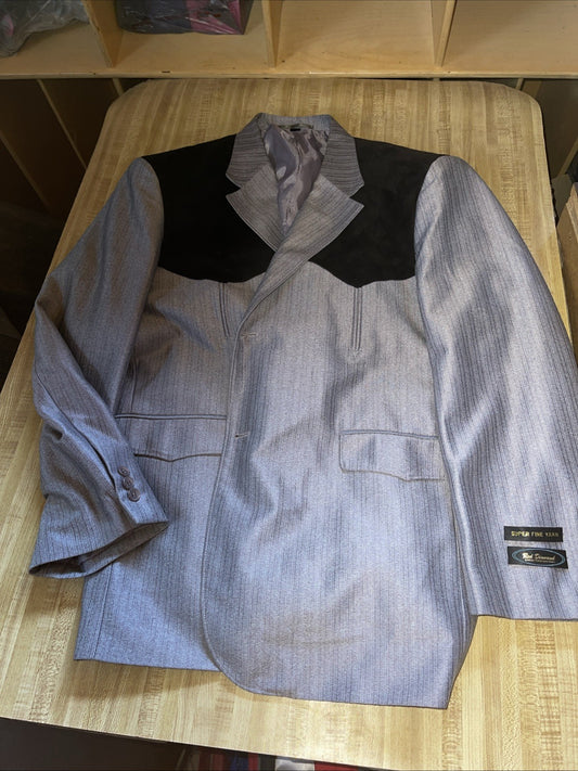 Deadstock Red Diamond Western Blazer 52