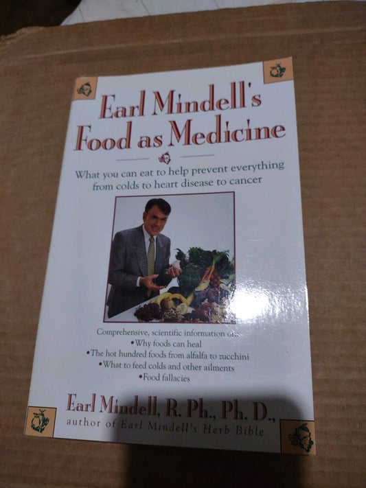 Earl Mindell's Food As Medicine by Earl Mindell (1994, Paperback)