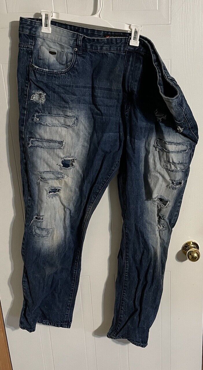 Southpole Jeans Distressed 50x34 Y2K Hiphop Streetwear 