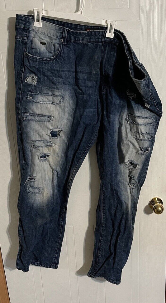 Southpole Jeans Distressed 50x34 Y2K Hiphop Streetwear 