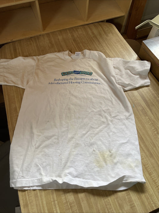 Vintage 1993 MHC World Tour T Shirt Large Made In USA 