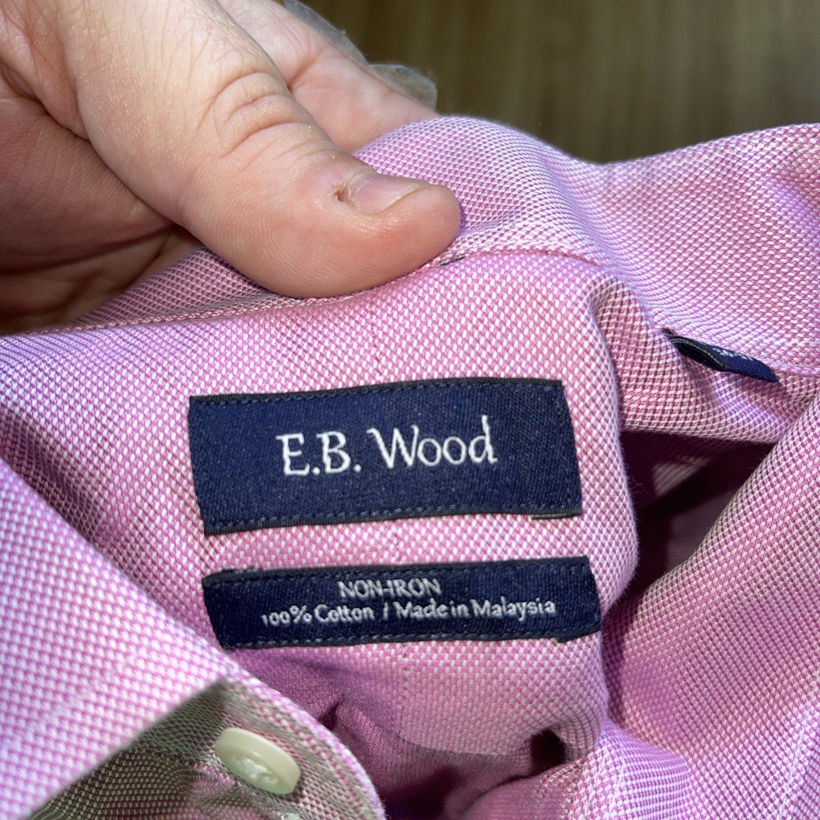 EB Wood Non Iron Dress Shirt 17.5